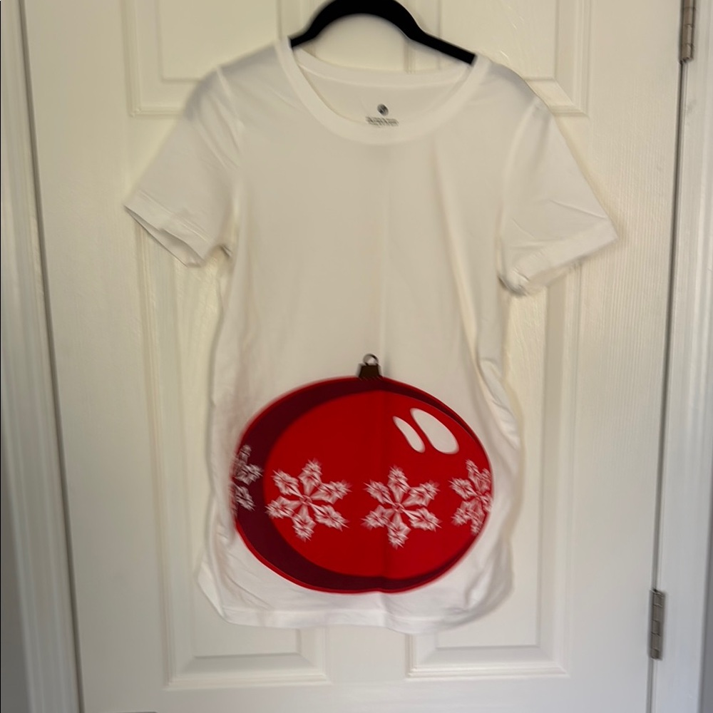 Christmas Ornament Maternity Shirt